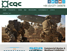 Tablet Screenshot of cqc.co.uk